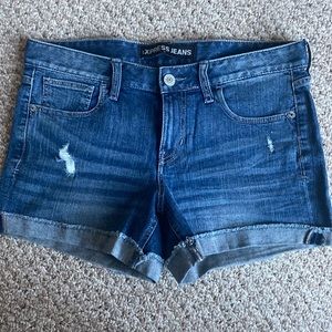 Express denim shorts